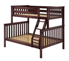 Solid Wood Framed Kent Twin Over Full, Holmes Twin Over Full Bunk Bed Espresso