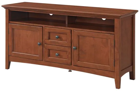 大人気新品をすべて Alder Wood McKenzie 54 TV Stand with Soundbar storage with その他