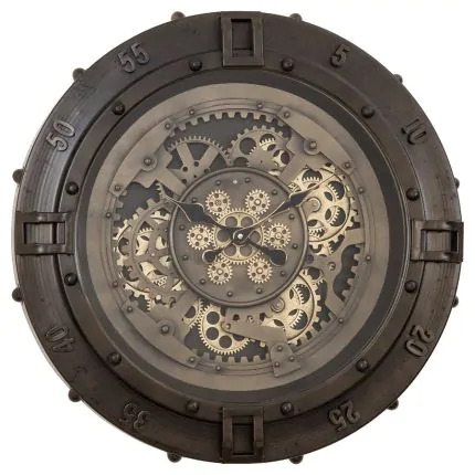 Yosemite Home Decor Urban Loft Gears Wall Clock