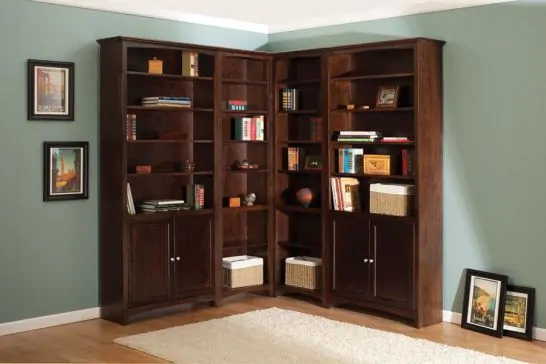 Real Living Alderwood Brown 5-Shelf Bookcase