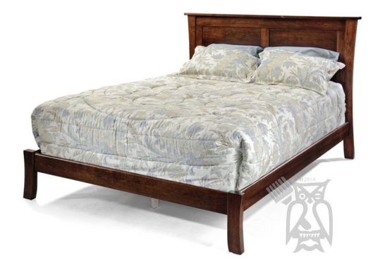 Amish Crafted Solid Premium Cherry, Cherry Wood Headboard And Footboard Queen