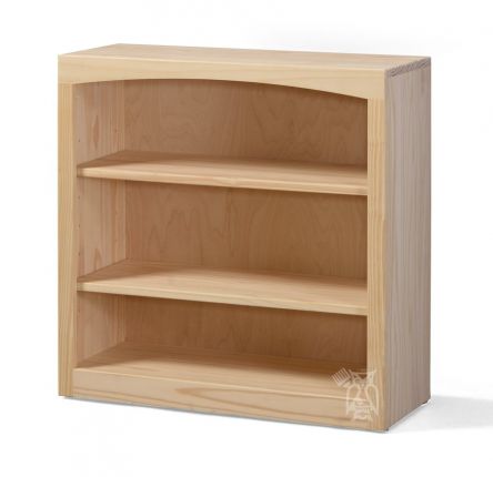Solid Pine Wood Unfinished Modern Style, Pine Bookcase Furniture Warehouse