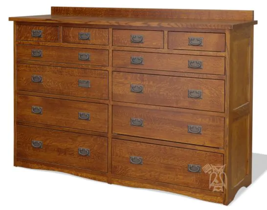 Quarter sawn sales oak dresser