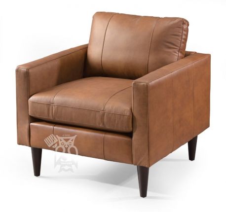 Made Trafton Top Grain Leather Chair, American Made Leather Recliners
