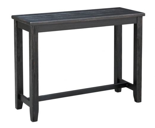 Solid Wood Counter Height Console Table in Danton Black Finish||Coast to  Coast||Hoot Judkins Furniture