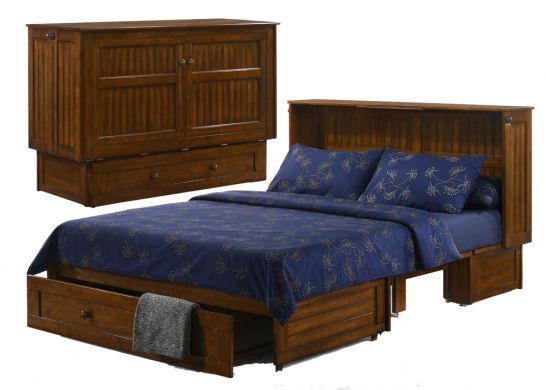 Solid Parawood Daisy Queen Size Folding, How Much Is A Murphy Cabinet Bed