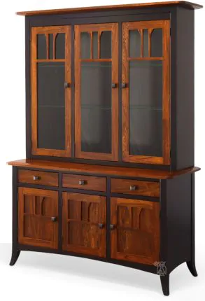 Maple Wood Christy Buffet China Hutch