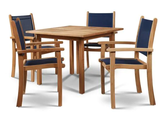 Dining table 4 top seater teak wood