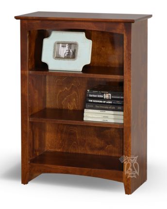 Solid Alder Wood Shaker Bookcase 24 X, 36 X 48 Oak Bookcase