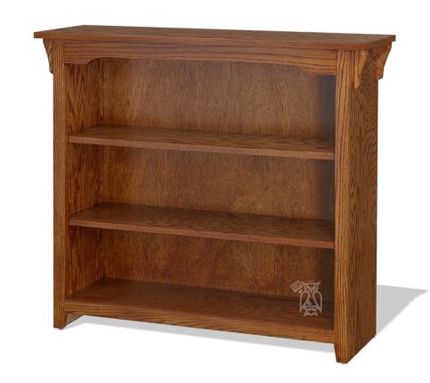 Oak Wood Mission Bookcase, Amish Furniture Oak Bookcases
