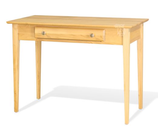 Solid Alder Wood Shaker Writing Table, Shaker Style Secretary Desk