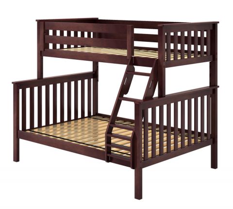 Kent Twin Over Full Bunk Bed, Solid Wood Full Size Bunk Beds