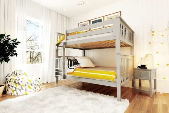 Solid Wood Framed Cambridge Full Over, Full Over Bunk Beds That Separate