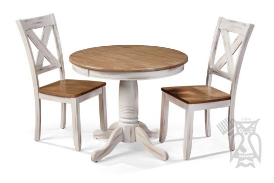 Distressed Kitchen Table And Chairs, Distressed Round Table And Chairs