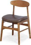 Amish Crafted Solid Premium Cherry Wood Anissa Side Chair in Amber Glow Finish